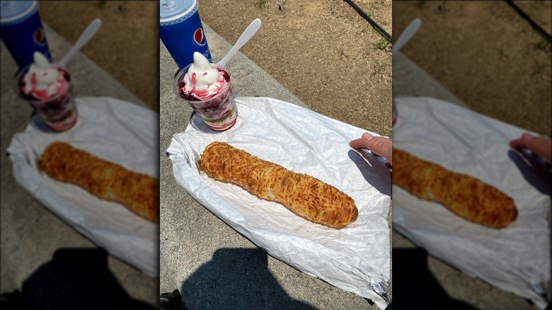 Cherry sundae and bulgolgi bake from Costco Japan