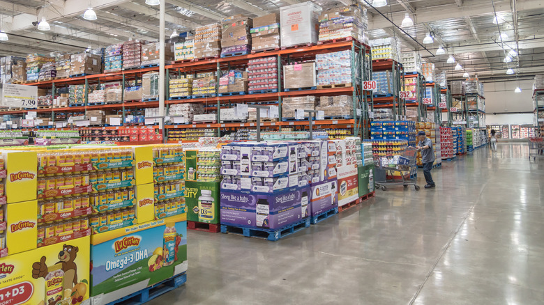 Costco sales floor aisles 