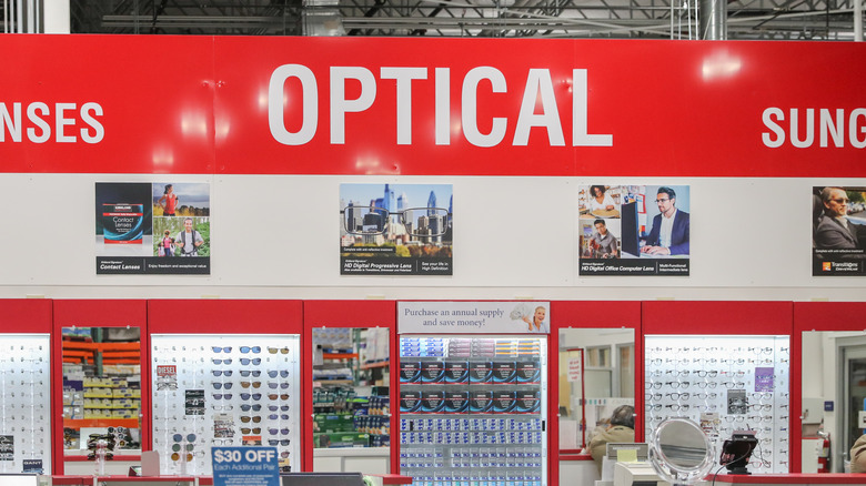 Costco optical center display