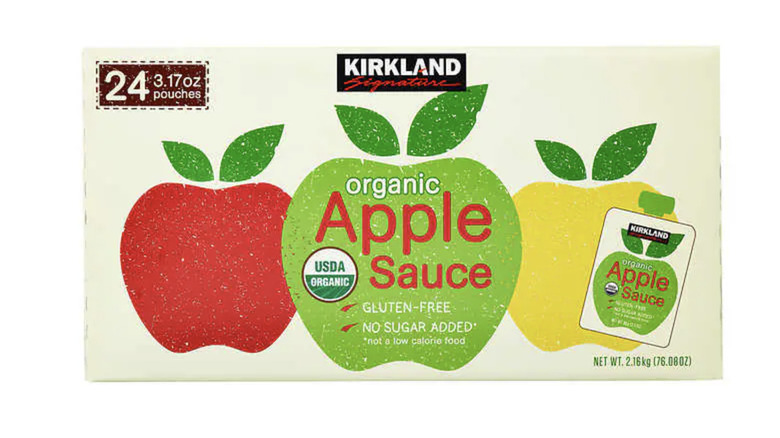 Kirkland Organic Applesauce