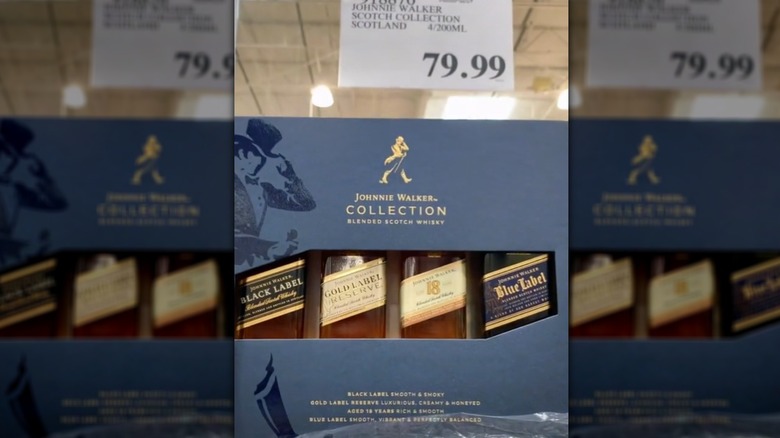 Costco Johnny Walker Scotch collection