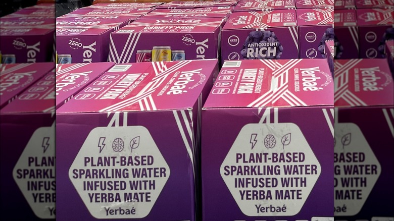 Case of Yerbae sparkling water