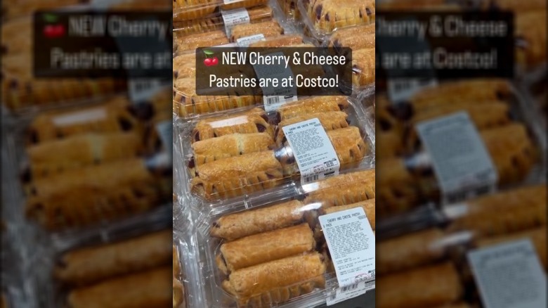 Costco cherry and cheese pastries