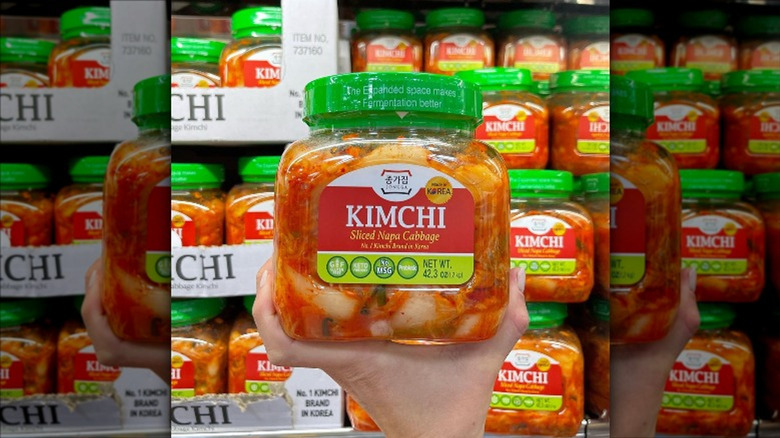 Jongga Kimchi bottle