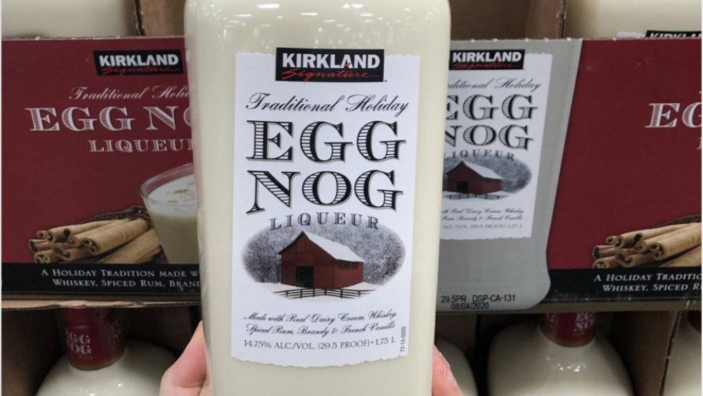 Kirkland brand eggnog liqueur 