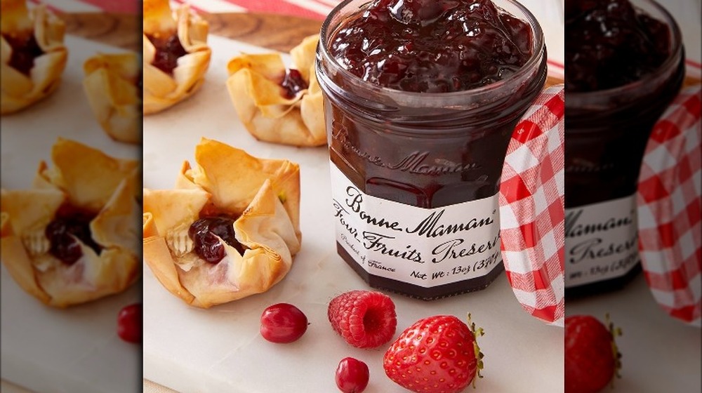 Four Fruits Preserves Mini Brie Bites