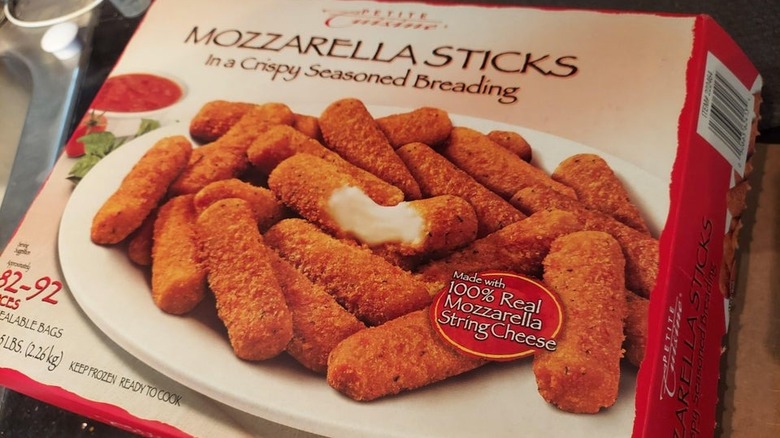 Petite Cuisine mozzarella sticks from Costco