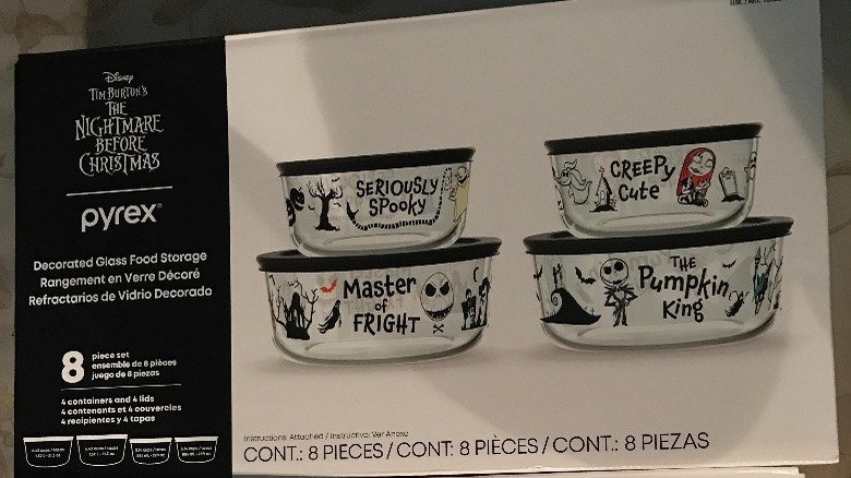 Nightmare Before Christmas-themed food containers