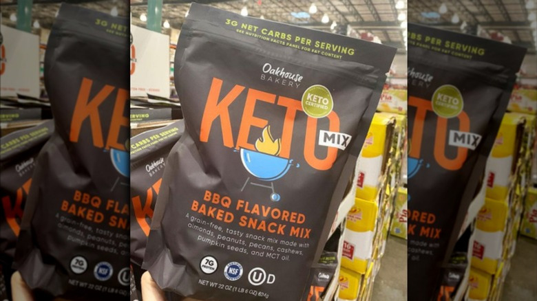 Costco's Keto-certified BBQ flavored baked snack mix