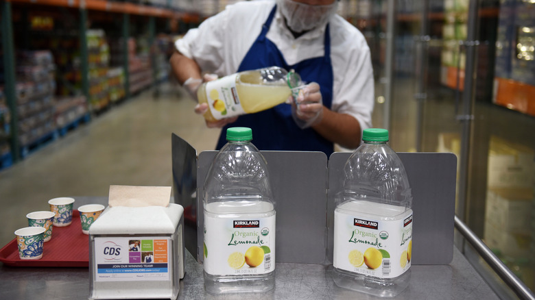 Costco samples for lemonade