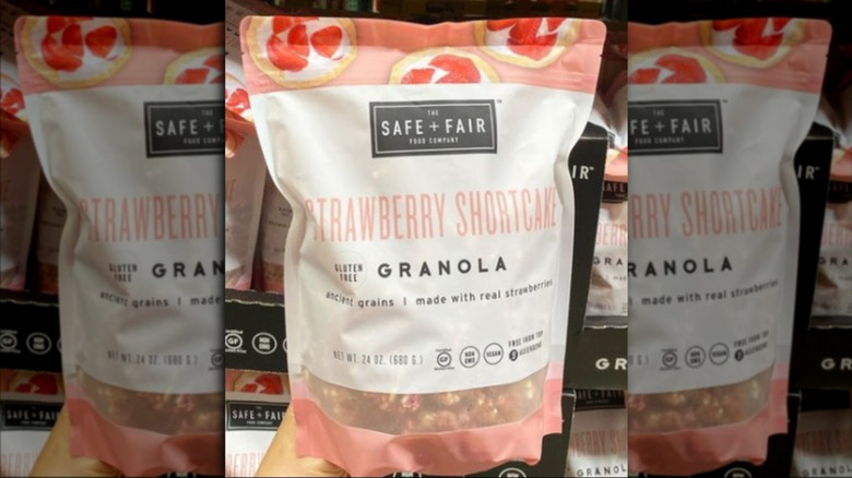 Costco's Strawberry Shortcake Safe + Fair granola