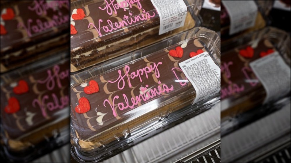 Two Costco Valentine's Day cakes