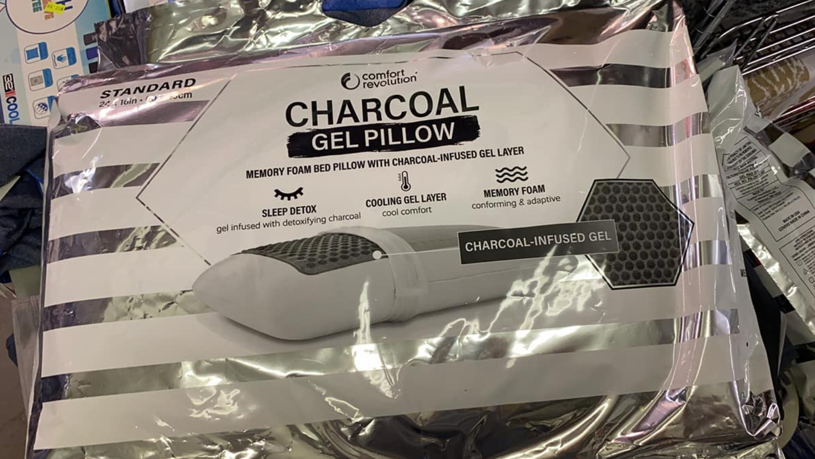 Costco Shoppers Aren't Entirely Sold On This Charcoal Gel Pillow