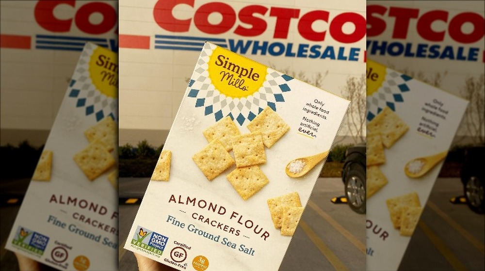 A box of Almond Flour Crackers from Simple Mills