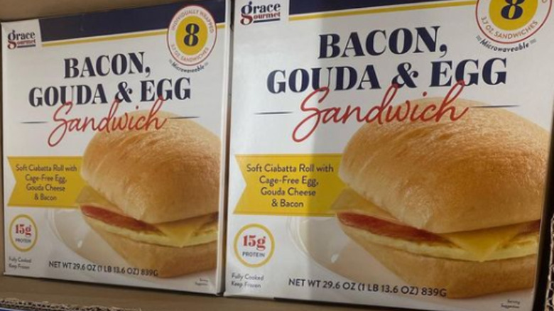 Grace Gourmet Bacon, Gouda, and Egg Sandwich