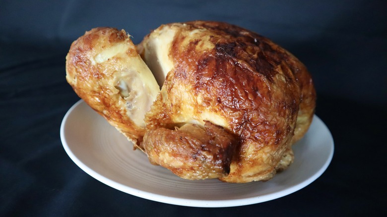 full rotisserie chicken