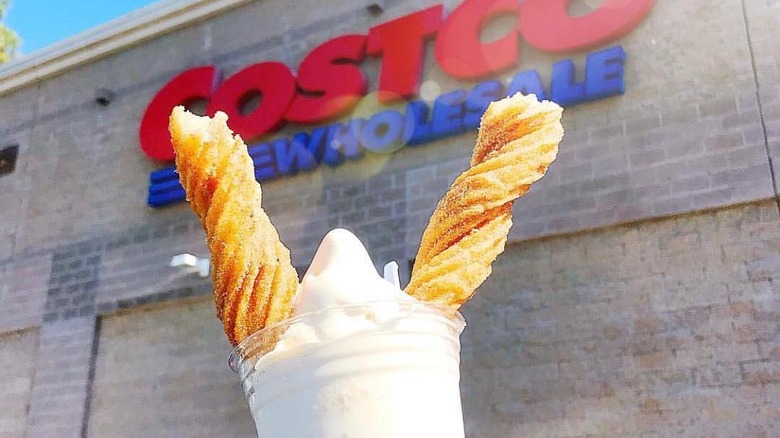 Costco churro sundae hack