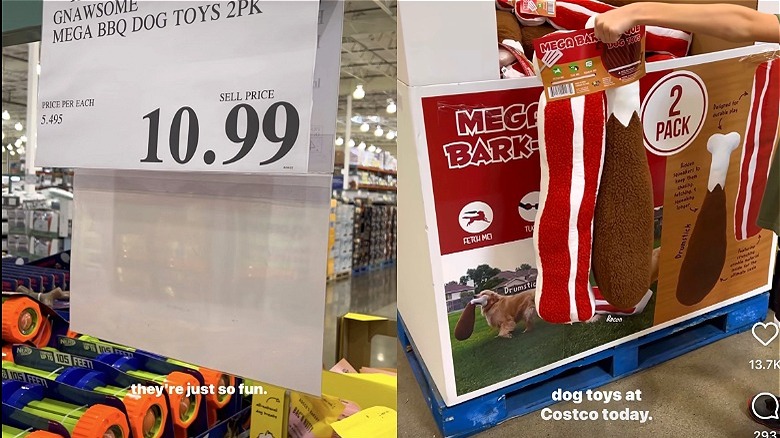 Costco's giant dog toys