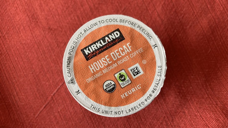 Kirkland House Decaf coffee pod