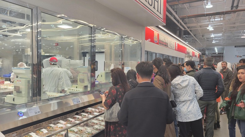 Issaquah Washington Costco sushi counter