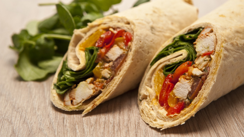 Chicken wraps