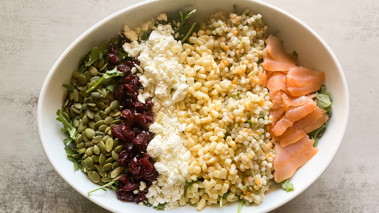 Copycat Cowboy Ciao Salad in bowl 