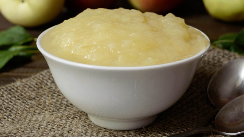 Bowl of applesauce