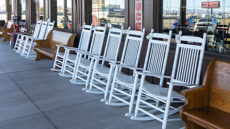 penn state rocking chair cracker barrel