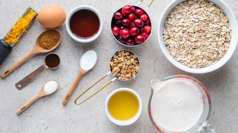 cranberry oatmeal ingredients