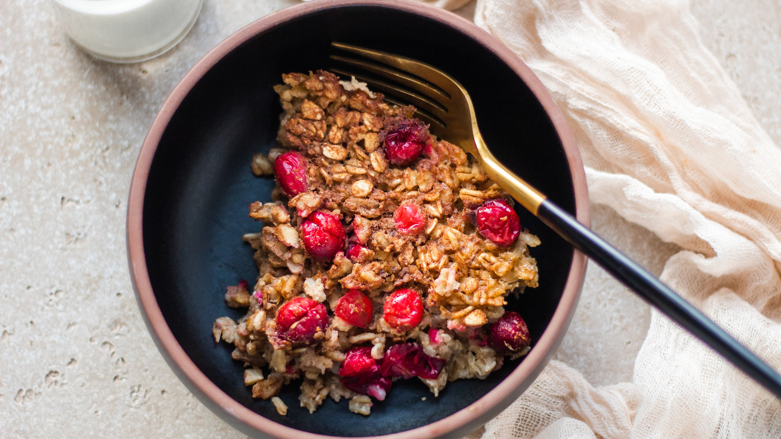 Cranberry Baked Oatmeal Recipe image