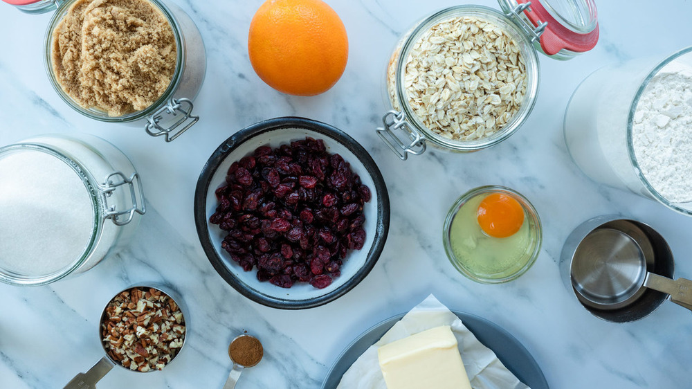 Cranberry orange oatmeal cookies