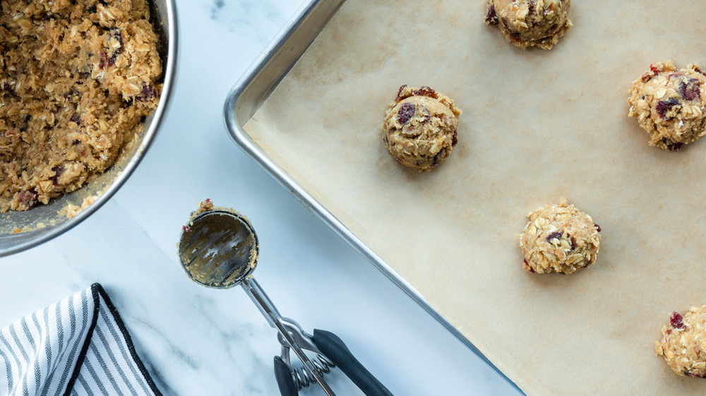 Cranberry orange oatmeal cookies