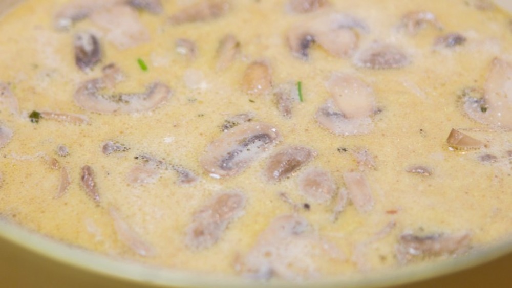 Creamy beef stroganoff