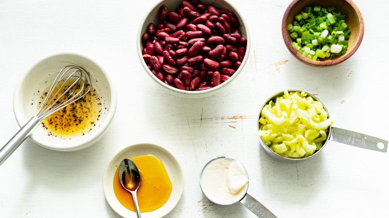 kidney bean salad ingredients