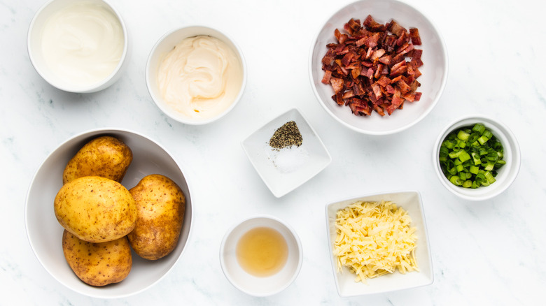 loaded baked potato salad ingredients