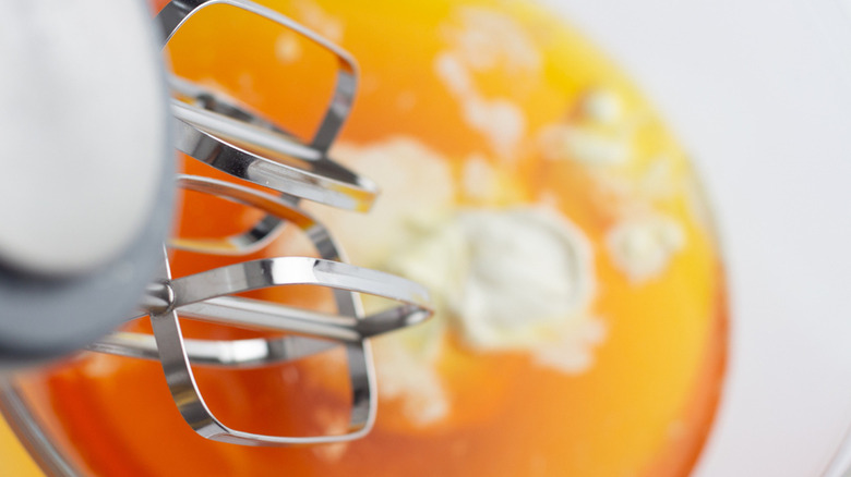 Jello, cream cheese, and sugar mixture