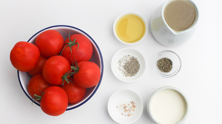 Tomato soup ingredients