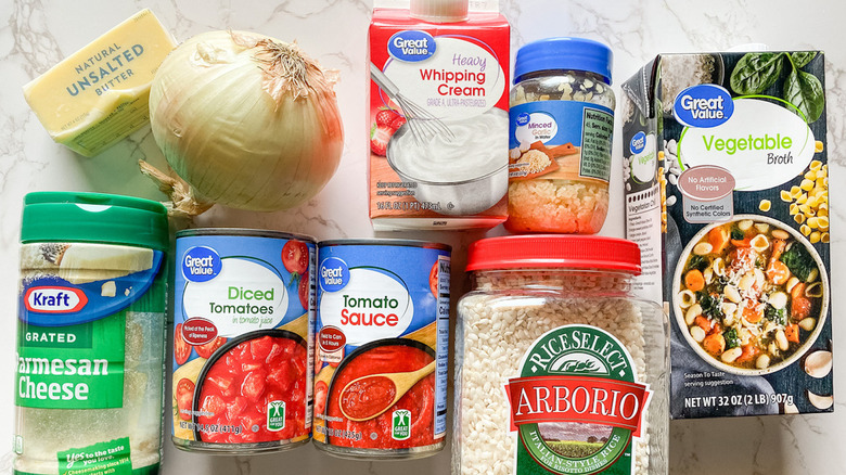 tomato risotto ingredients