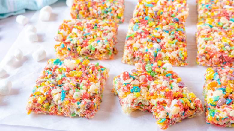 fruity pebbles rice crispy treats