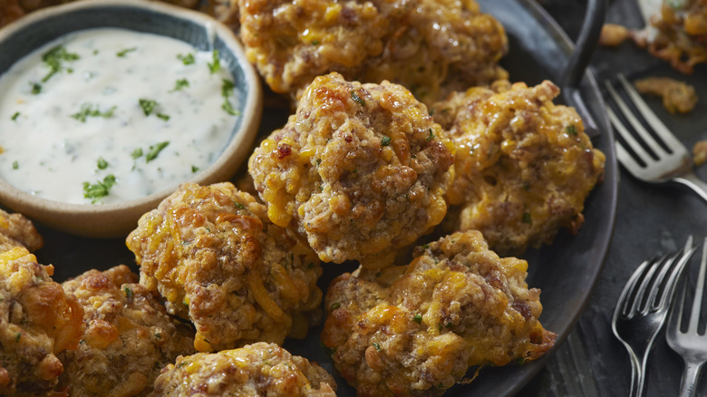 sausage balls with ranch