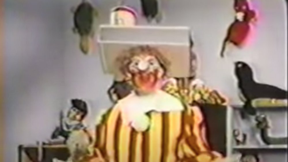 still from The First Appearance of Ronald McDonald in a fast food commercial