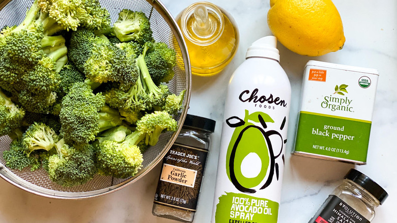 Crispy Air Fryer Broccoli ingredients 