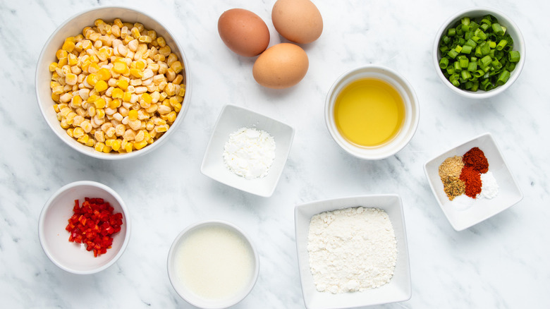 crispy corn fritter ingredients 