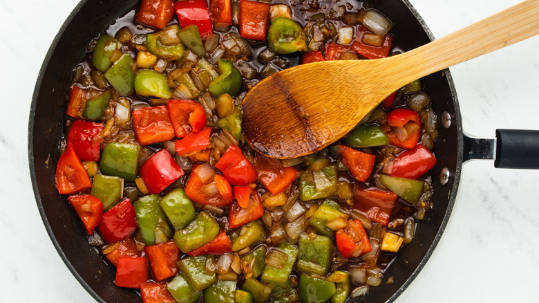 peppers in kung pao sauce