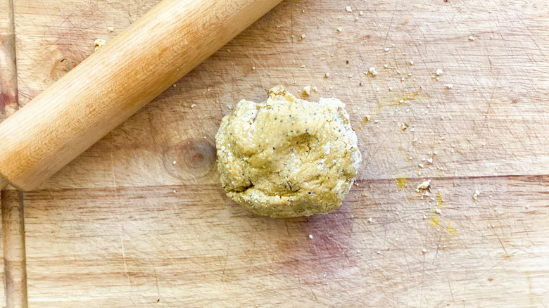 Crispy papadum dough