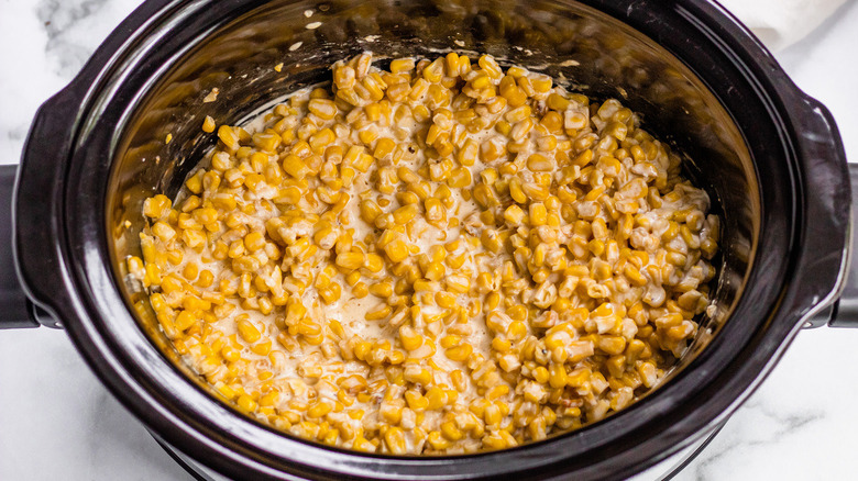 Corn in a slow cooker