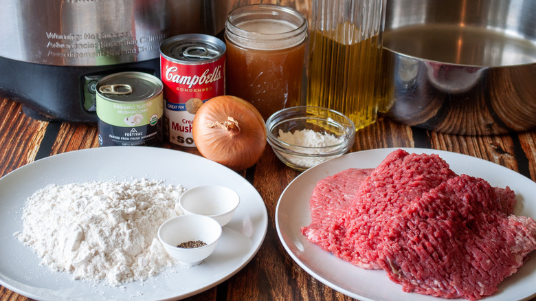 slow cooker cube steak ingredients