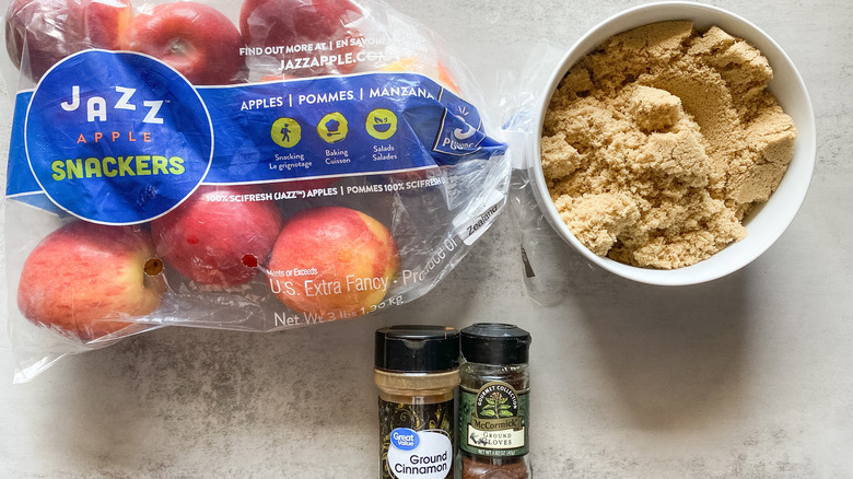 ingredients on counter 