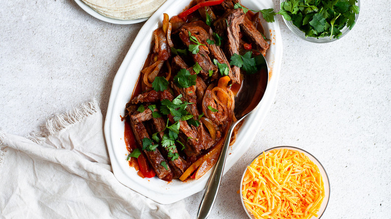 Crockpot Steak Fajitas Recipe