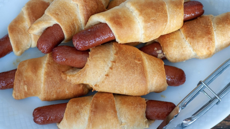 Pigs In A Blanket on table